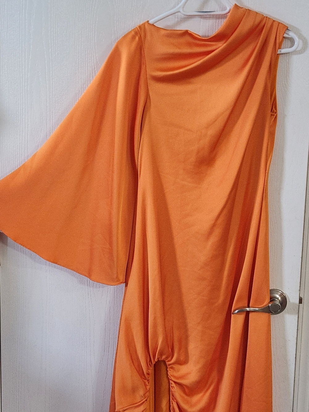 HALSTON Keiana Gown In Satin - Picture 8 of 16